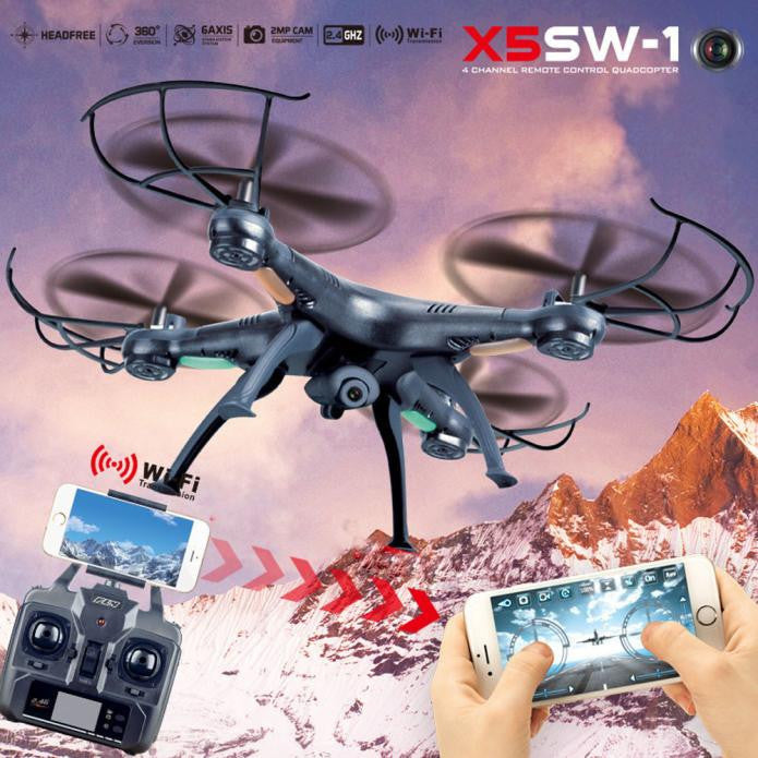 X5SW-1 6-Axis Gyro 2.4G 4CH Real-time Images Return RC FPV Quadcopter drone