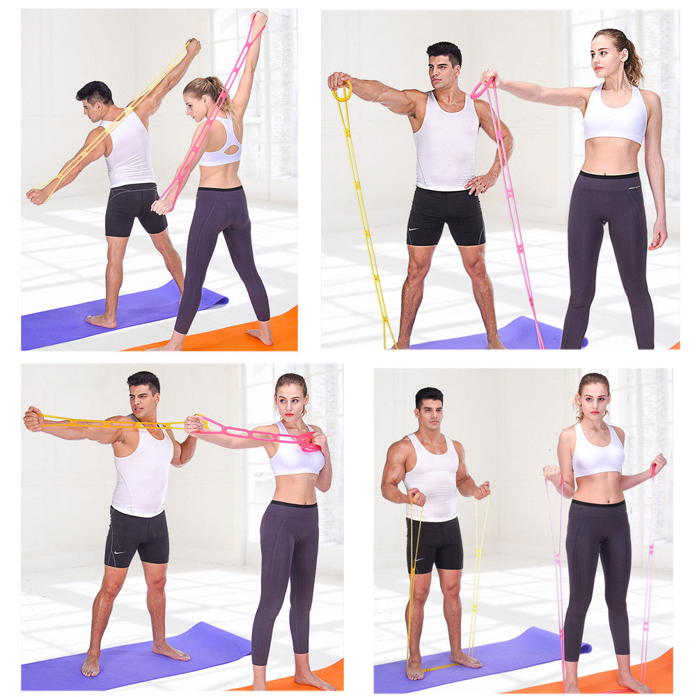 Silicone Yoga Resistance Band Pull Rope